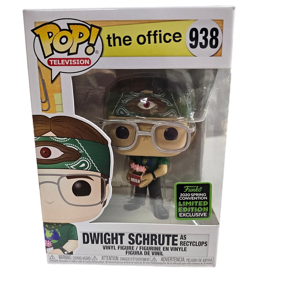 Funko Pop The Office Dwight Schrute as Recyclops 938 2020 Spring Convention ECCC